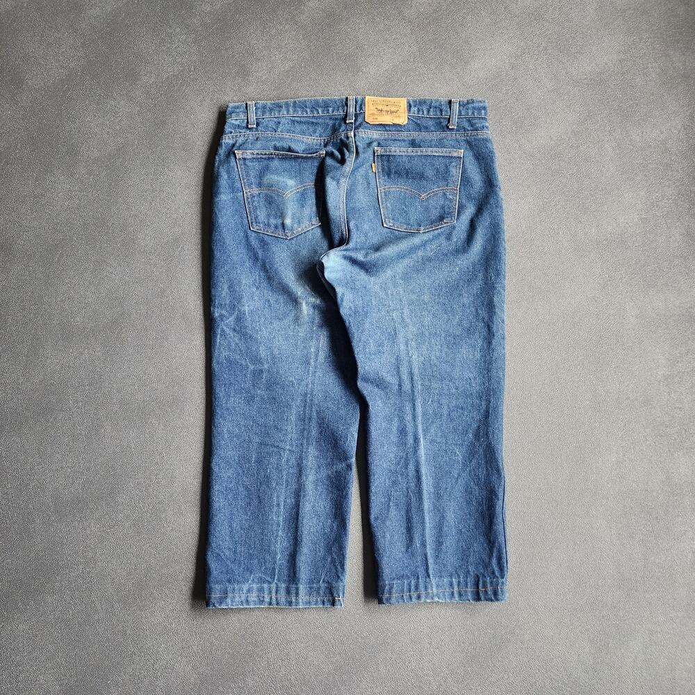 Vintage 506 Orange Tab Relaxed Fit Blue Denim Jeans 40x32